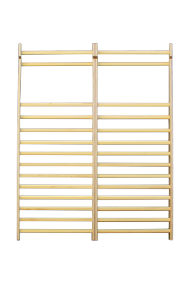 Espaldera de madera de dos cuerpos