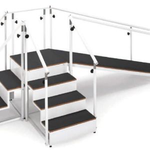 Escaleras y rampa de rehabilitación
